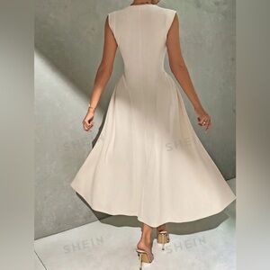 Brand new, never worn! Simple and elegant solid A-Line dress